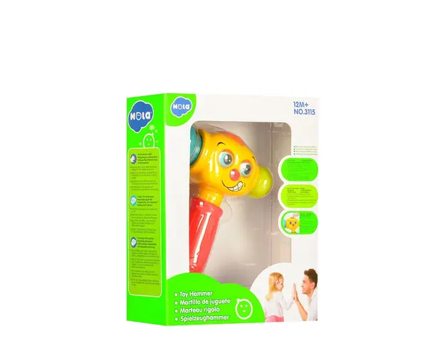 Ciocan interactiv si educativ cu lumini si sunete