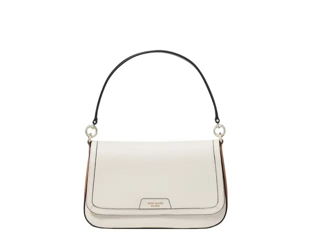 Hudson colorblocked flap shoulder bag