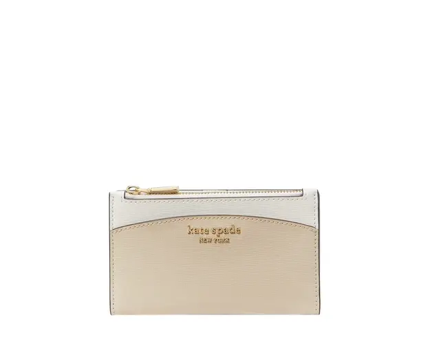 Morgan colorblocked small slim bifold wallet