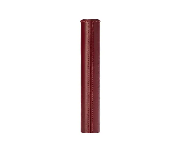 Fine leather mascara sleeve