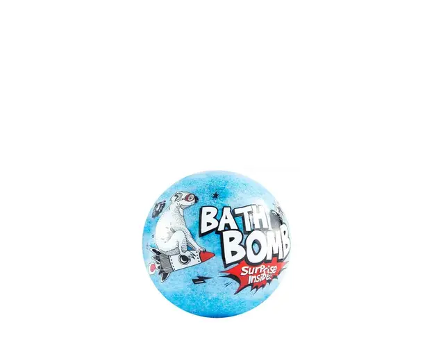 Blue bath ball with surprises 120 gr
