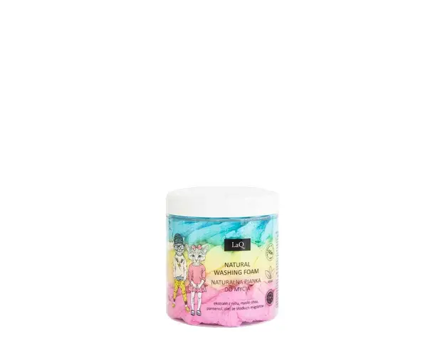 Three colors bubble gum natural washing foam 20 gr