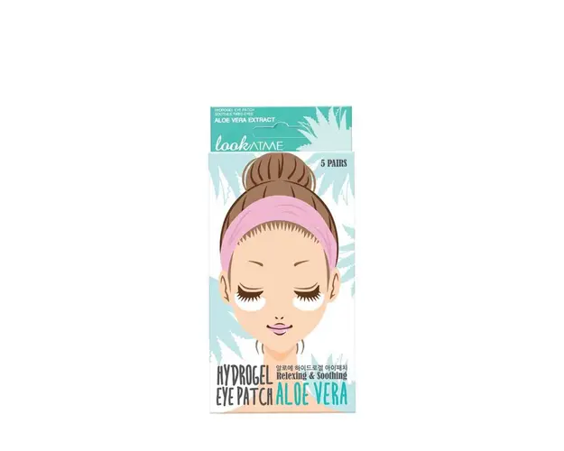 Hydrogel eye patch aloe vera - 5 pairs