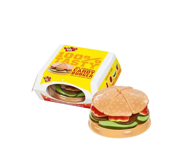 Fruit gums burger 130 gr