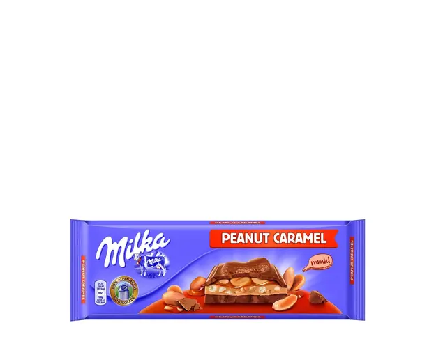 Milk chocolate tablet with peanut caramel filling 276 gr