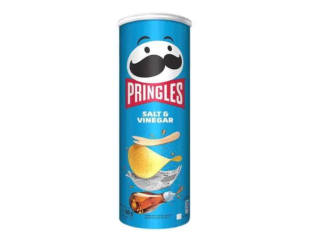 Pringles chips salt & vinegar 165 gr