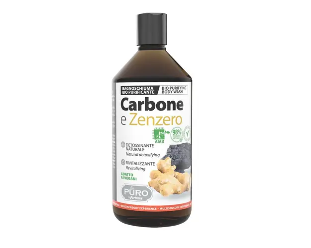 Carbone e zenzero shower gel bio 500 ml