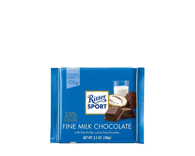 Fine milk chocolate 35% 100 gr