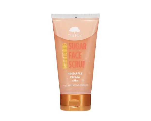 Brightening pineapple & papaya sugar face scrub 210 gr