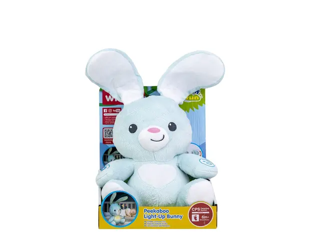 Peekaboo light-up bunny