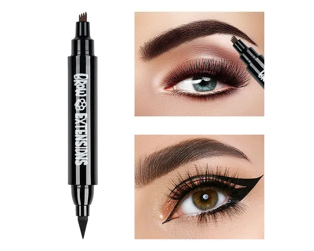 Eyeliner & Creion Microblading Sprancene 2 in 1, Karite The Cat Eyes Beauty