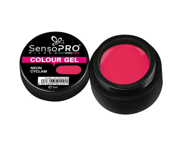 Gel UV Colorat Neon Cyclam 5ml, SensoPRO Milano
