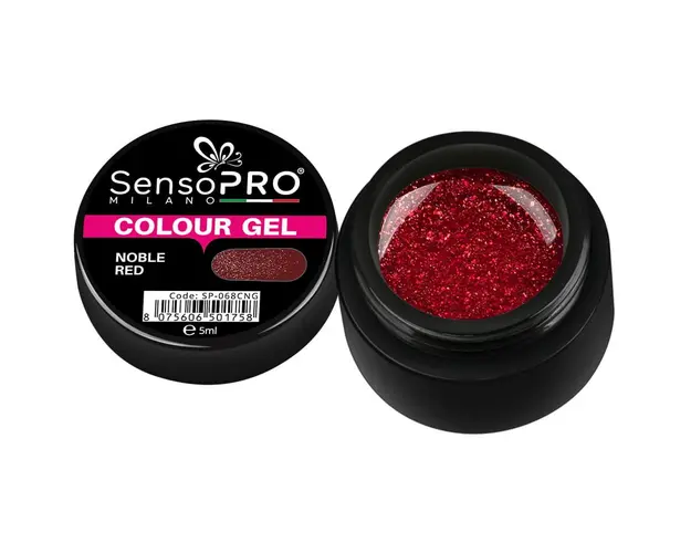 Gel UV Colorat Noble Red 5ml, SensoPRO Milano