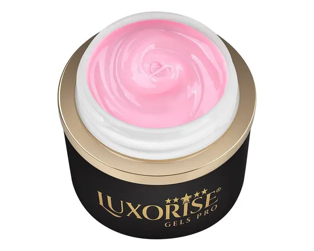 Gel UV Constructie Unghii JellyFlex LUXORISE, Baby Pink 15ml