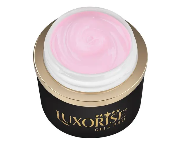 Gel UV Constructie Unghii JellyFlex LUXORISE, Milky Pink 15ml