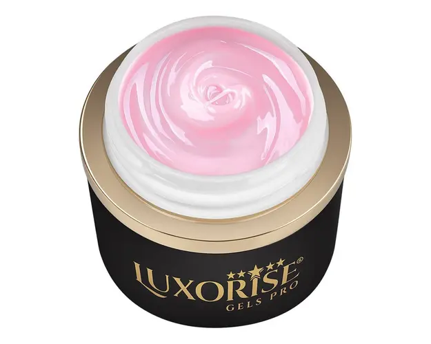 Gel UV Constructie Unghii JellyFlex LUXORISE, Pink Bliss 15ml