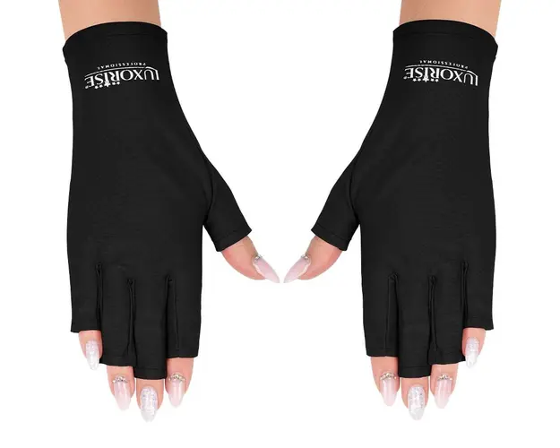 Manusi Protectie UV LUXORISE, Negru, marime universala