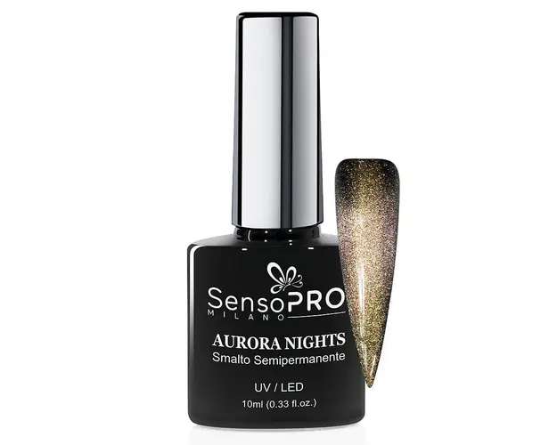 Oja Semipermanenta Aurora Nights SensoPRO Milano 10ml, Stunning Moon 05