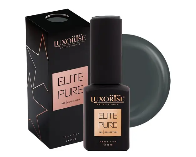 Oja Semipermanenta Hema Free LUXORISE ELITE PURE- Obsidian Mist, 15ml