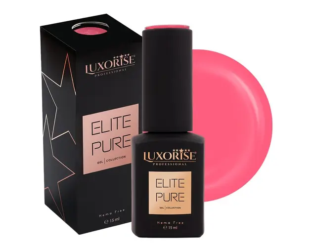 Oja Semipermanenta Hema Free LUXORISE ELITE PURE- Refined Coral, 15ml