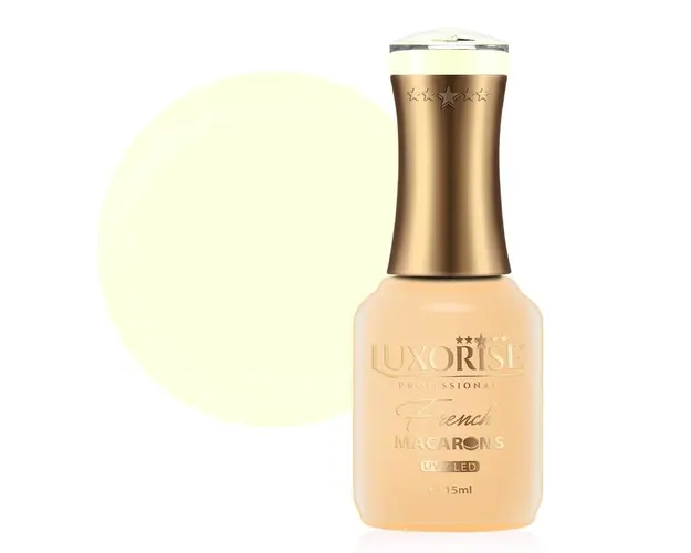 Oja Semipermanenta LUXORISE French Macarons Collection - Lemon 15ml