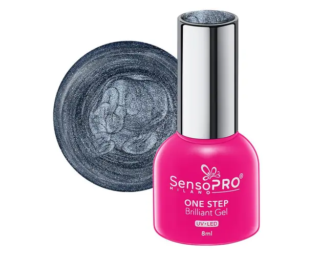Oja Semipermanenta One Step Brilliant Gel SensoPRO Milano 8ml, Glam Attitude #83
