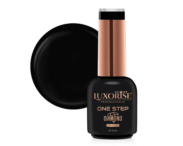 Oja Semipermanenta One Step Diamond LUXORISE - Intense Black 10ml