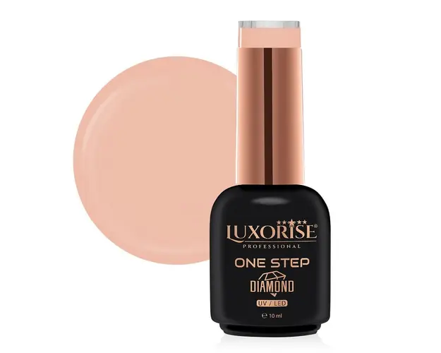 Oja Semipermanenta One Step Diamond Rose Seashell 10ml, LUXORISE