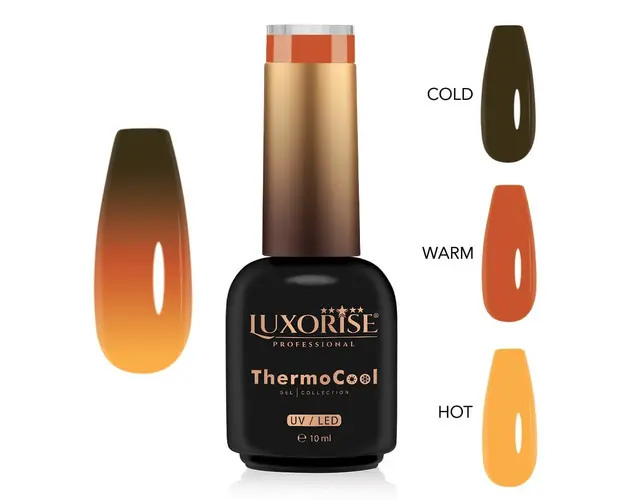 Oja Semipermanenta Termica 3 Culori LUXORISE ThermoCool - Twinkling Twirl 10ml