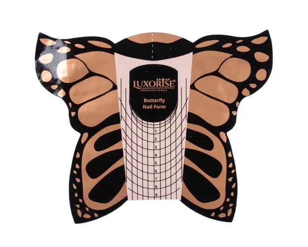 Sabloane Constructie Unghii LUXORISE Fluture, 50 buc
