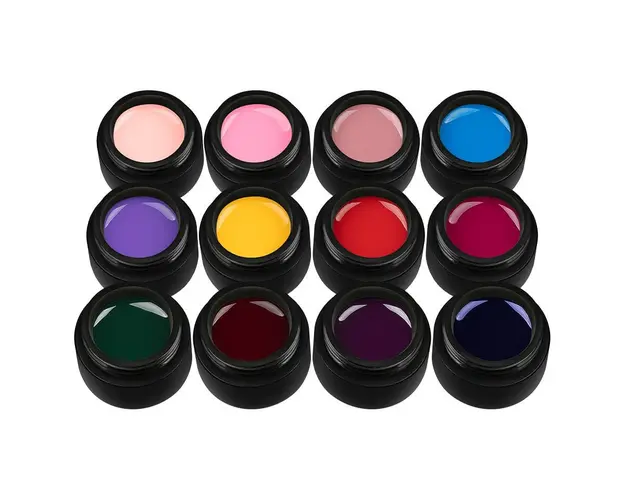 Set 12 Geluri UV Colorate Pure Colours Collection, SensoPRO Milano