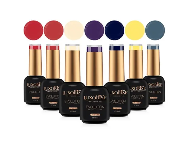 Set 7 Oje Semipermanente LUXORISE Evolution, Fall in love