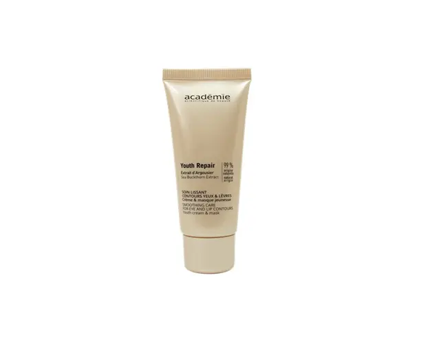 Crema tratament pentru conturul ochilor si al buzelor Academie Youth Repair Soin Lissant Contour des Yeux et Levres cu efect antirid 40 ml