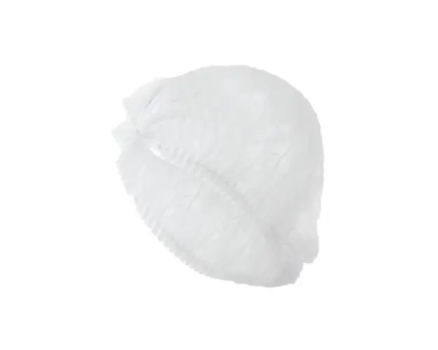 Boneta unica folosinta Terzi Industrie White non-woven Clip HeadCap 100buc
