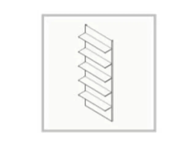 Etajera Maletti Expo Eco 5P cu LED