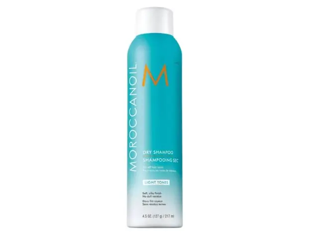 Sampon uscat Moroccanoil Dry Shampoo Light Tones pentru par deschis la culoare 217ml