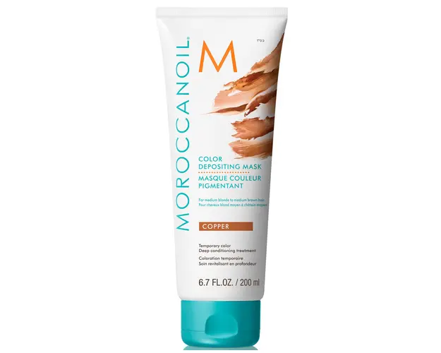 Masca coloranta pentru par Moroccanoil Color Depositing - Copper 200ml