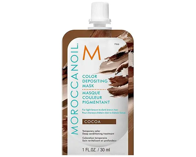 Masca coloranta pentru par Moroccanoil Color Depositing - Cocoa 30ml