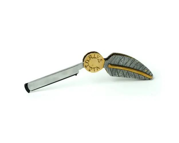 Brici cu lama pentru filat Raphael Perrier Victorivs Light Damascus Gold Razor Blade