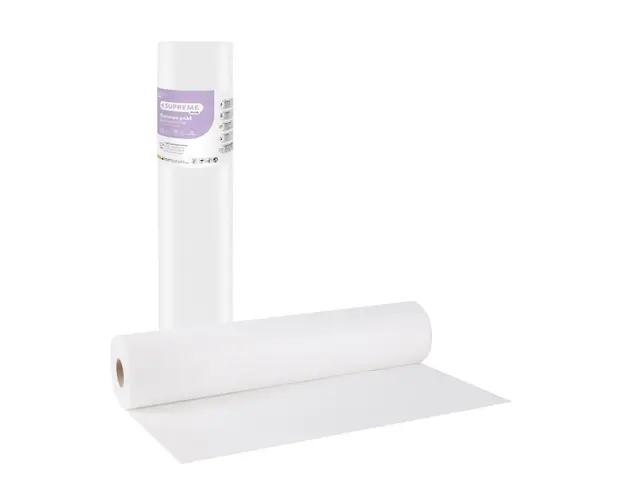 Rola material 1 strat alb Bournas Medicals Soft Care Supreme Examination roll White 58x70m 20 gr 1buc