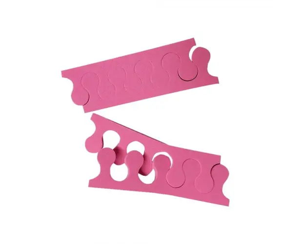 Separatoare degete pedichiura roz Bournas Medicals Soft Care Pedicure Toe Separators Pink 100buc