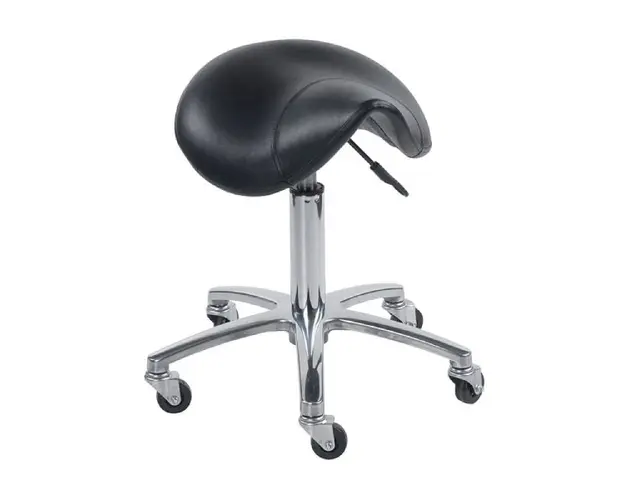 Taburet Maletti Sgabi 008 Negru cu roti standard