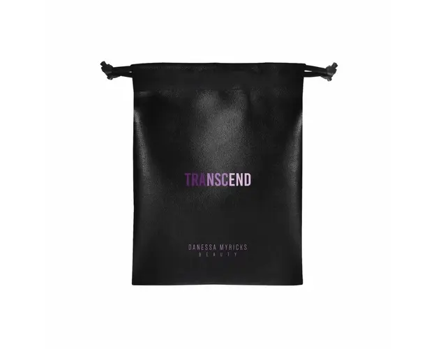 Transcend Vegan Leather Drawstring Pouch