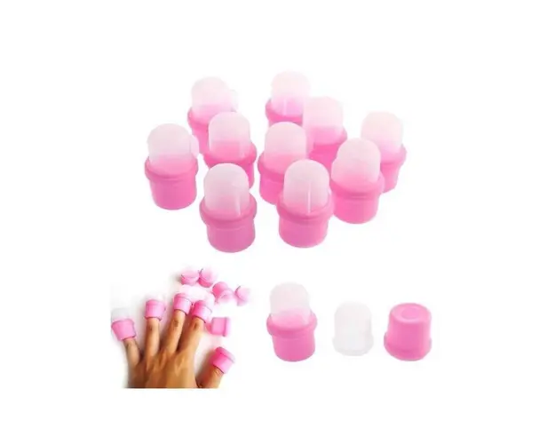 Capsule degete pentru indepartat oja semipermanenta set 10