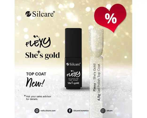Flexy Top Coat *She's Gold 4,5 g