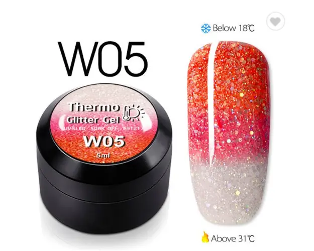 Gel color CANNI Gliter Termo 5ml W05