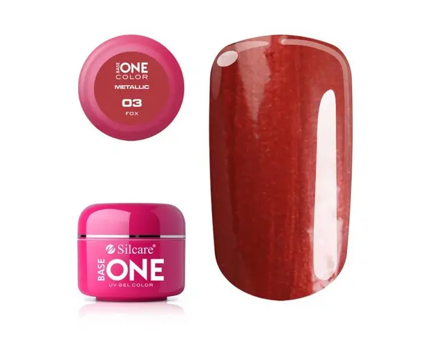 Gel UV Color Base One 5g Metalic Fox 03