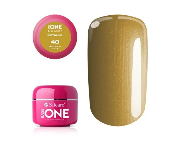 Gel UV Color Base One 5g Metalic Golden Gate 40