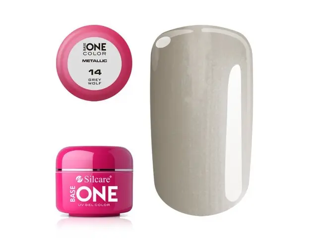Gel UV Color Base One 5g Metalic Grey Wolf 14