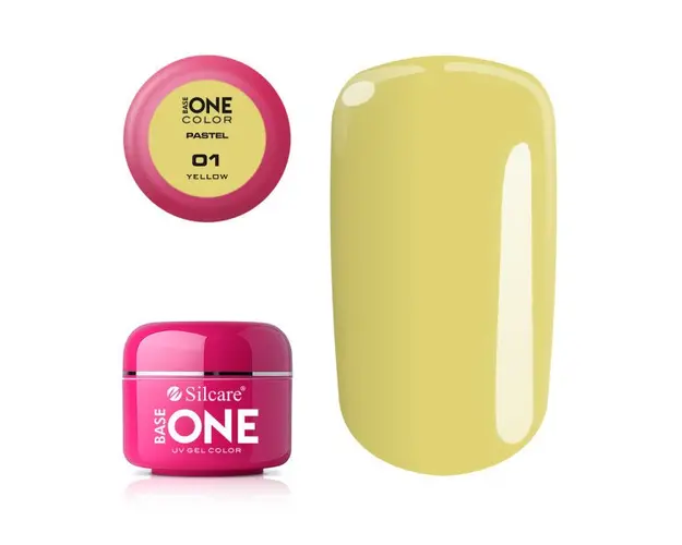 Gel UV Color Base One 5g Pastel 01 Yellow